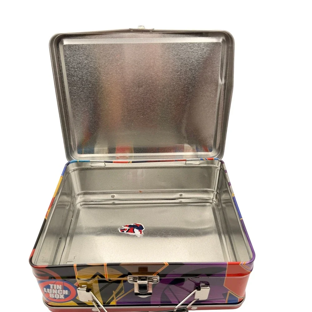 Marvel Kids Avengers Tin Lunch Box Red Superhero Iron Man Hulk Captain America